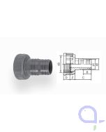 PVC Schlauchtülle 2 1/4" x 53 x 50