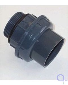 PVC Verschraubung 1x Rohraussengewinde 50 x 1.1/2"