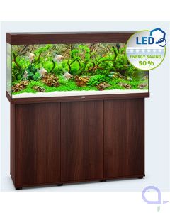 Juwel Rio 240 LED mit SBX Unterschrank dunkles Holz