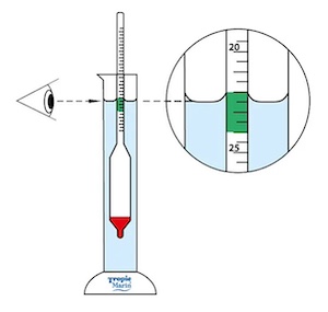 Aräometer für Meerwasser